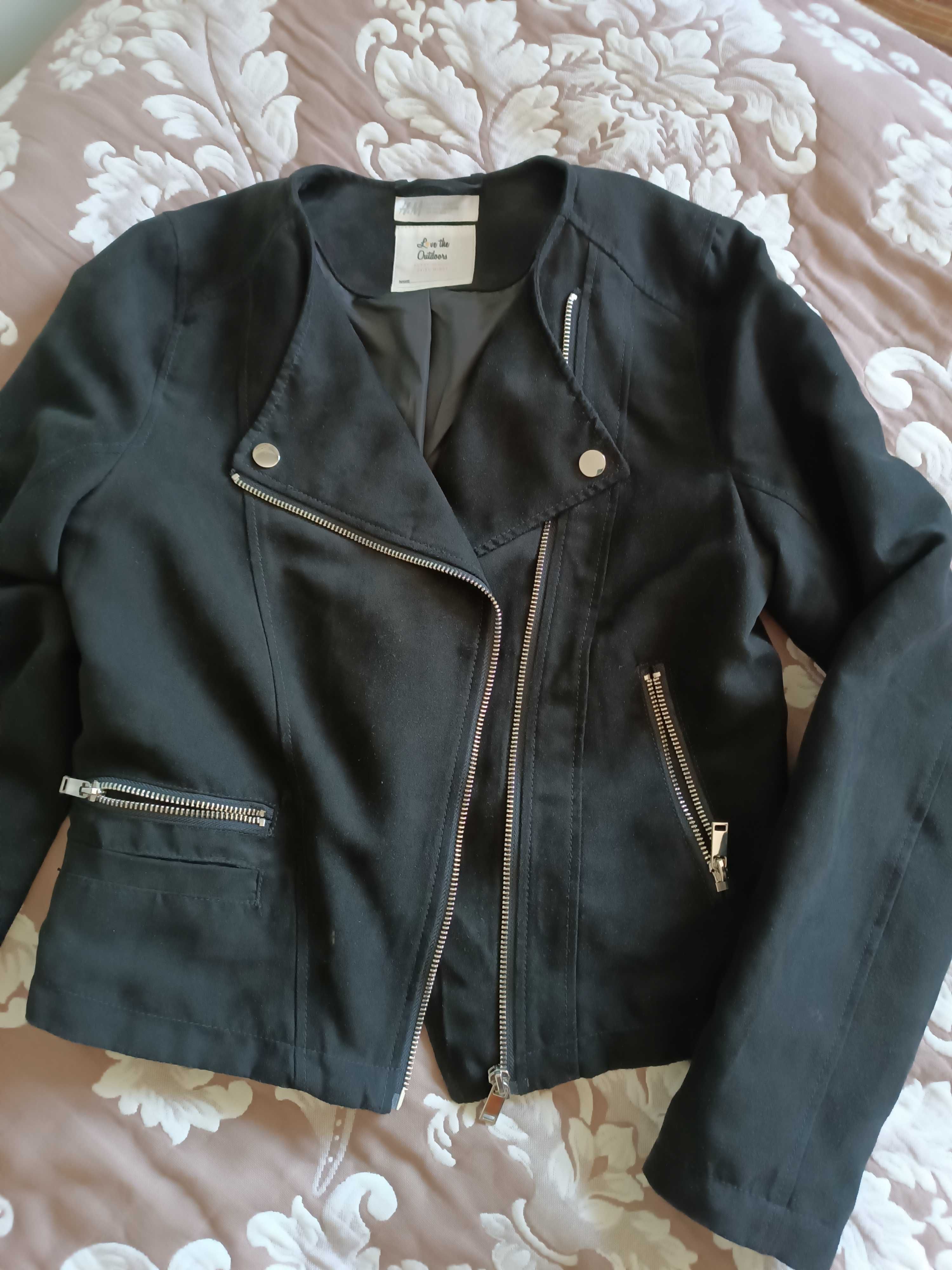 Куртка косуха H&M, искусственная замша , размер 42-44