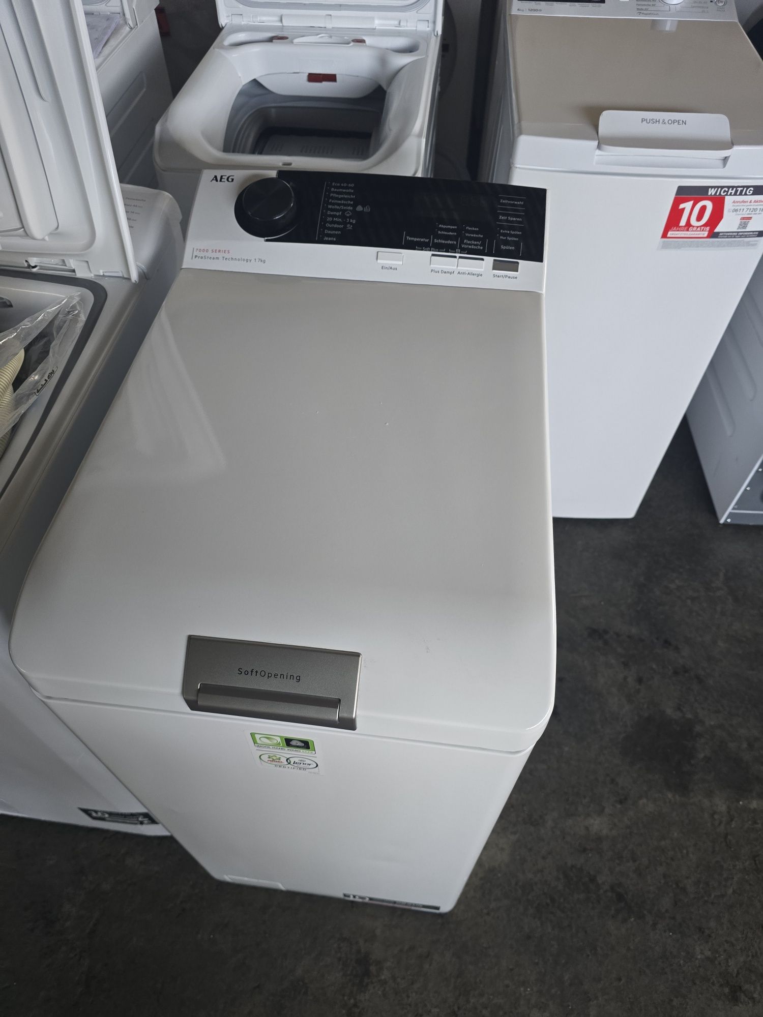 Нова инверторна пералня с горно зареждане Аег/Aeg serie 7000