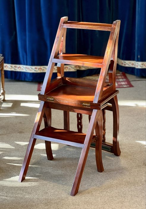 Scară de Bibliotecă - Scaun *** vintage / antic / vechi / retro ***