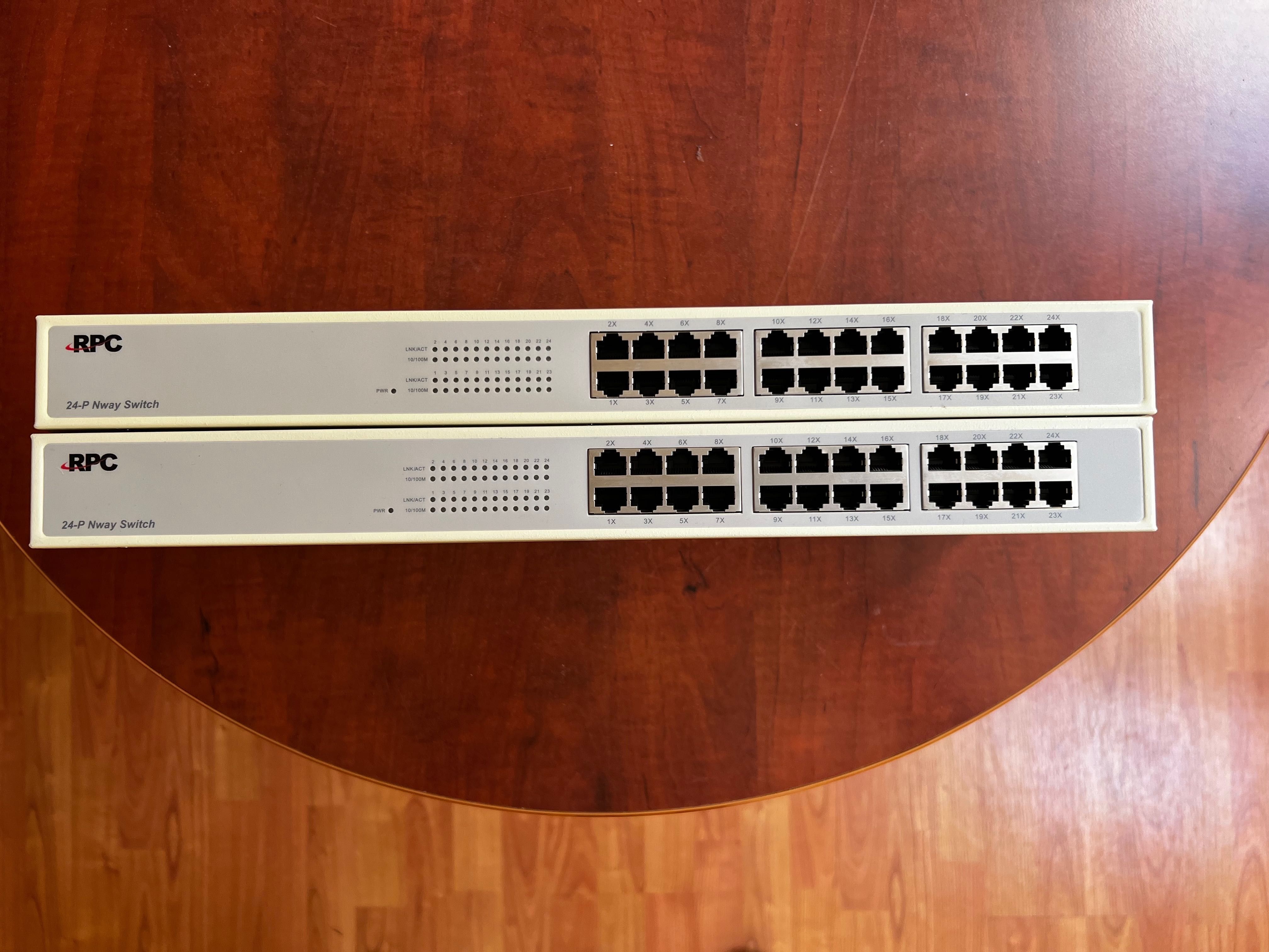 2 buc Switch RPC SW24P, 24-Port 10/100MBps N-Way