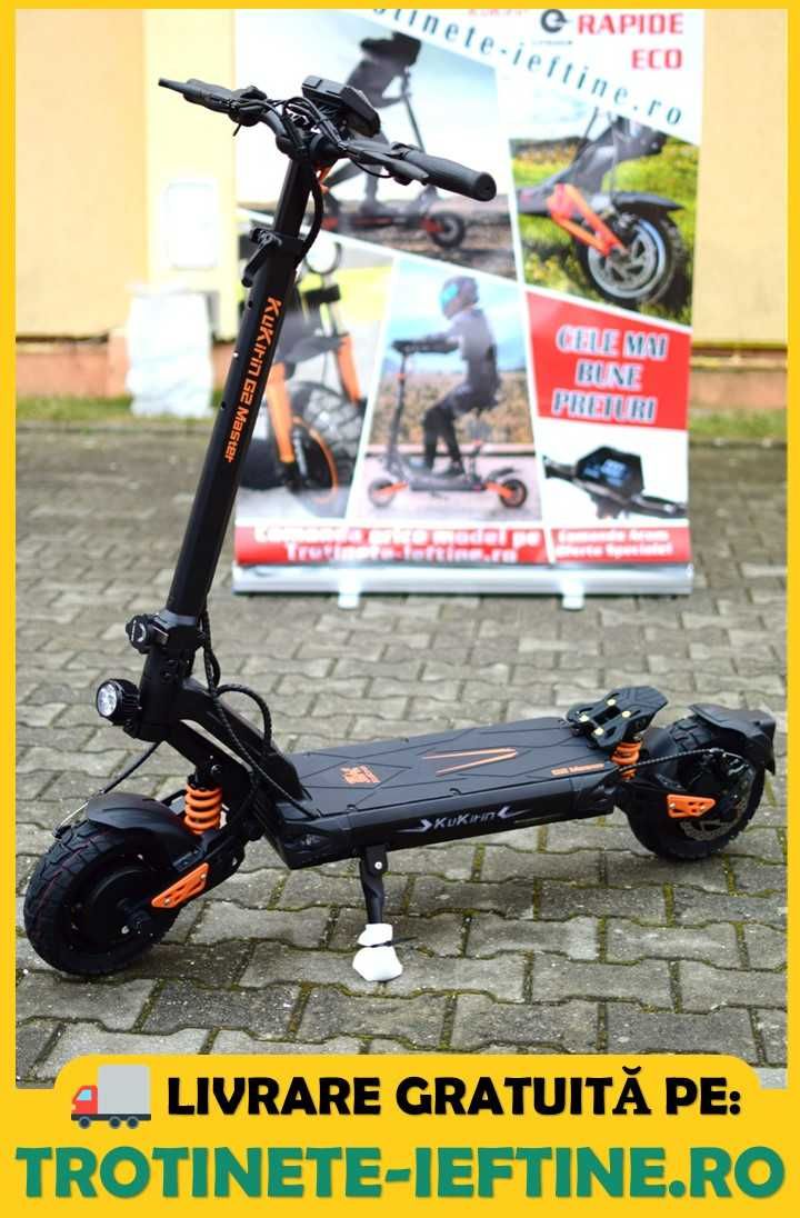 Frana Pe Disc Fata/Spate: Trotineta Off-Road KuKirin G2 MASTER