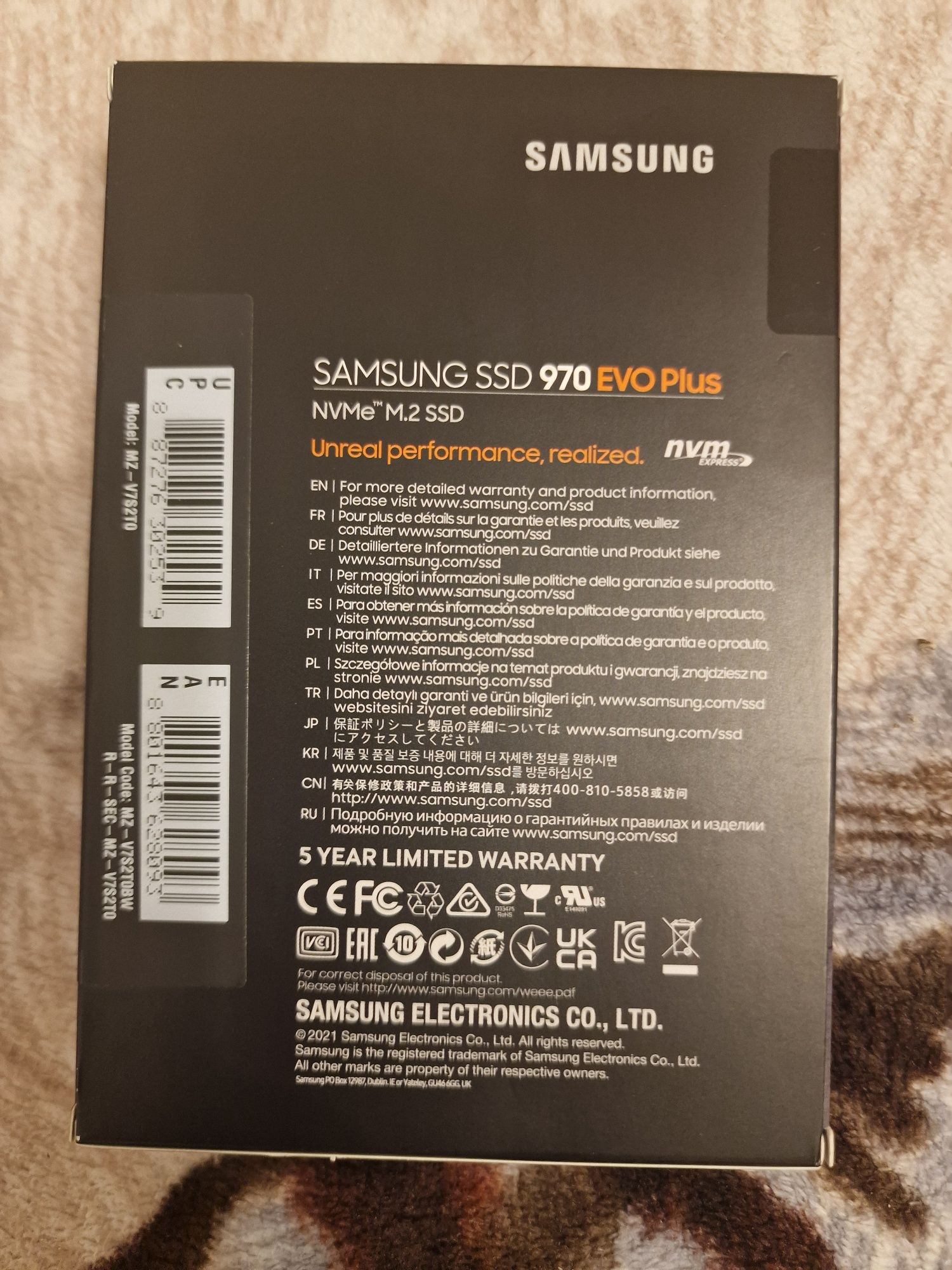 SSD Samsung 970 Evo Plus 2TB