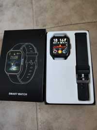 Smartwatch iQuality Q9-PRO Phantom Black, Notificari, Apeluri, Termome