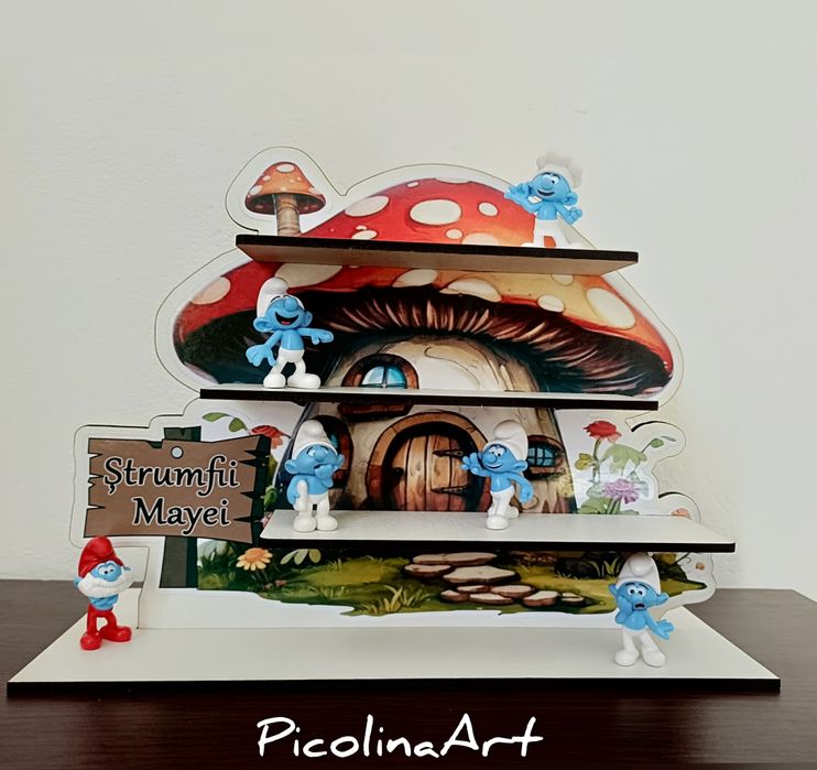 Căsuță Ștrumfi personalizată