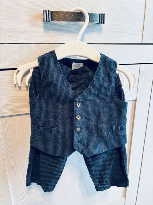 Vand set elegant Mamas&Papas 3-6 luni  pt. botez baiat/ocazii speciale