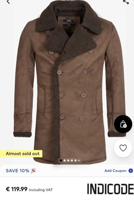 Мъжки кожух  М-L