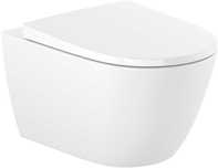 NOU: Vas WC suspendat Roca Ona Rimless 53x36 cm + capac soft-close