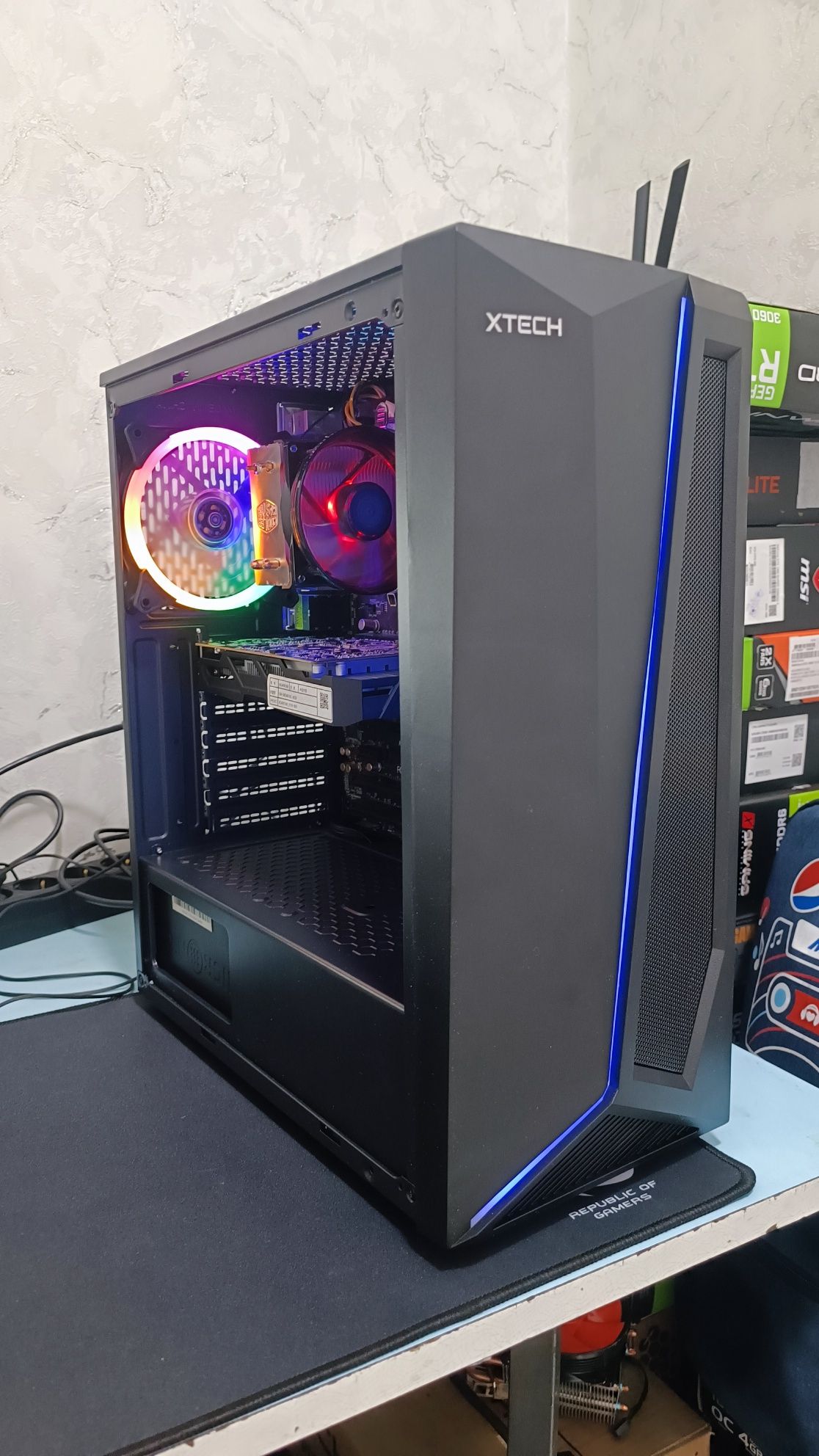 Бюджетный игровой компьютер 
Плата Z87
CPU i7 4790 4 ядро 8 потоков по