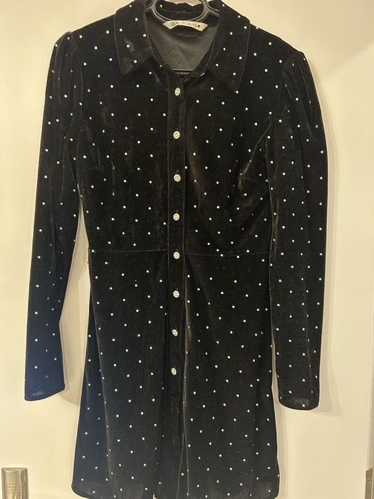 Рокля от плюш Zara