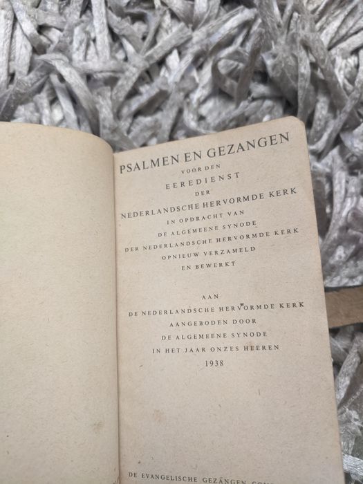Biblie 1979 și carte psalmi 1938 limba olandeza
