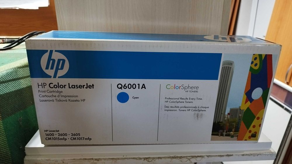 HP Color LaserJet - 124A  Q6003A и Q6001A Цветни тонер касети Нови!