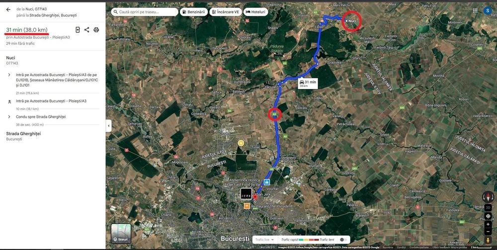Vand casa cu teren intravilan la 40 km de Bucuresti