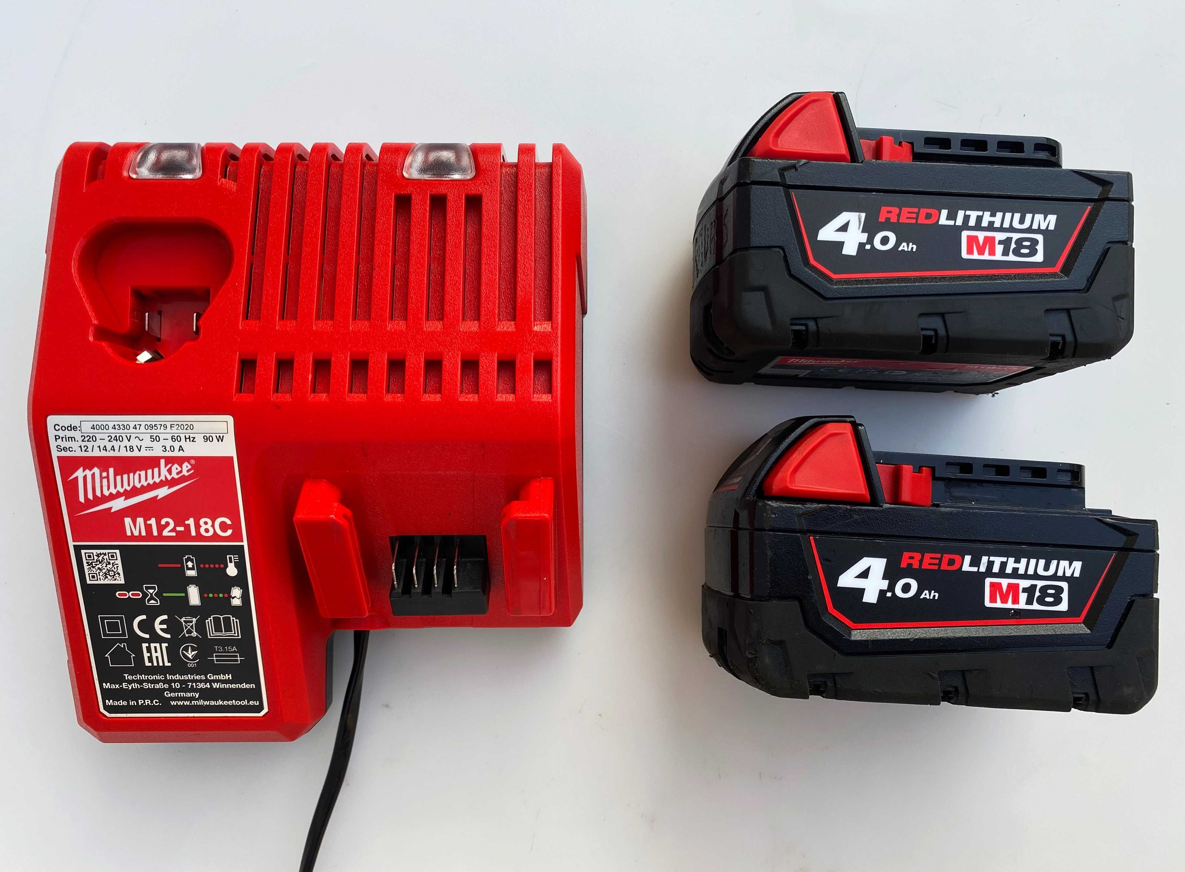 Milwaukee M18 BDD - Акумулаторен винтоверт 2x18V 4.0Ah 2022г.