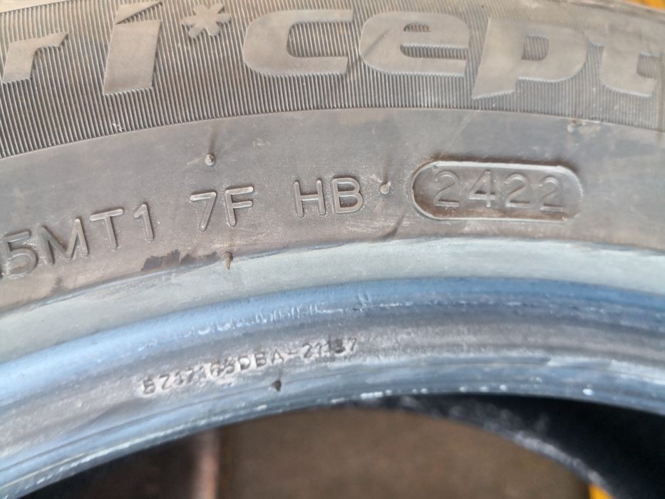 215 55 17 цола гуми hankook dot 22