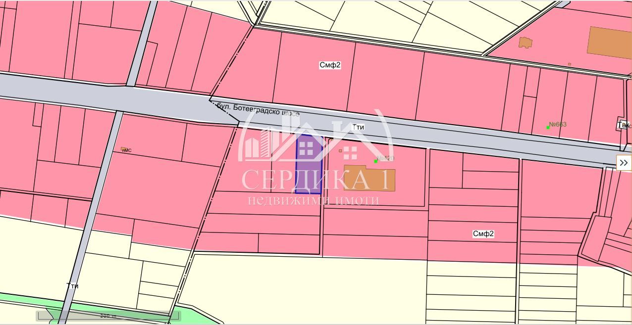 Продава се Парцел в с. Долни Богров, Област София-град - 2999 кв.м за 112 €/кв.м - Снимка #1