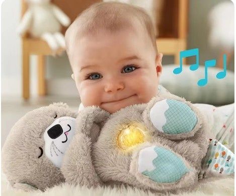 Плюшена дишаща играчка Стич/ Кити/ Видра с музика и светлина