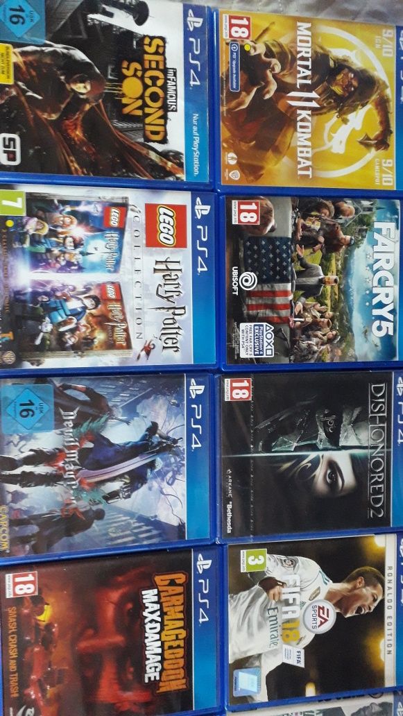 Jocuri playstation 4 ps4 GTA5 Fifa Mortal Kombat Diablo Lego Marvel et