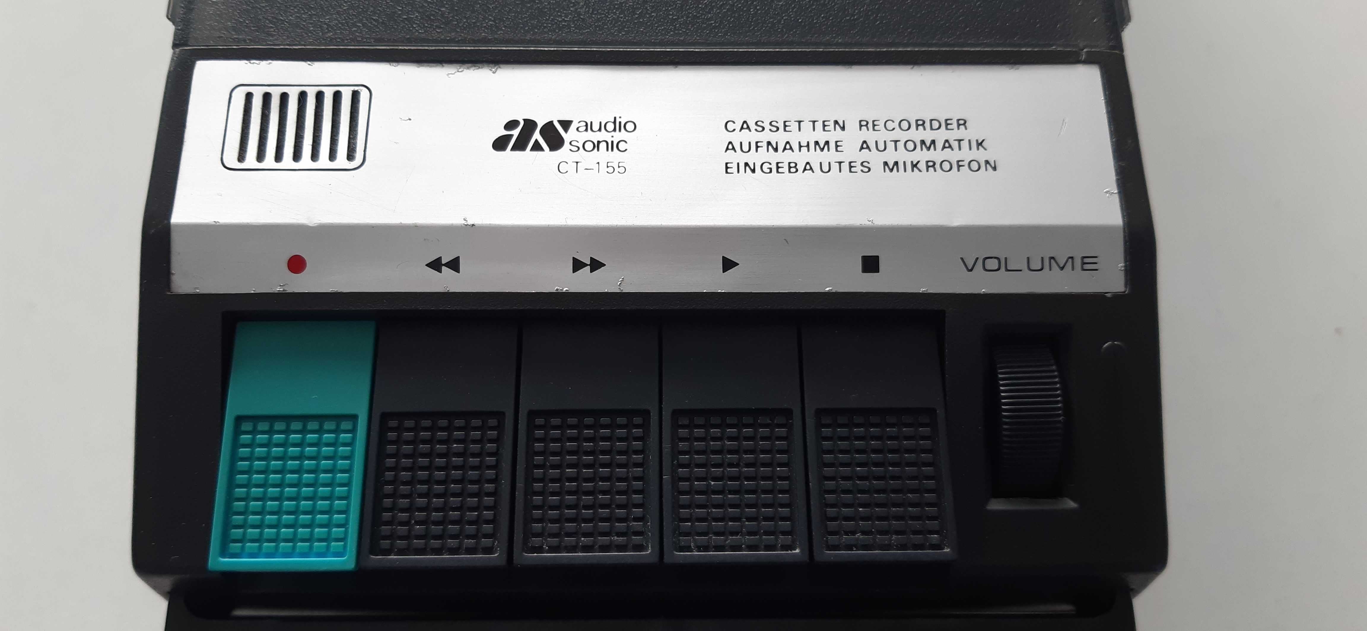 Casetofon Recorder AudioSonic ct155 vintage retro ani 70 Portabil