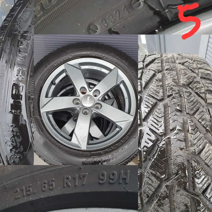 Roti aliaj VW SEAT AUDI SKODA FORD OPEL 205 60 16 215 65 17 5x112