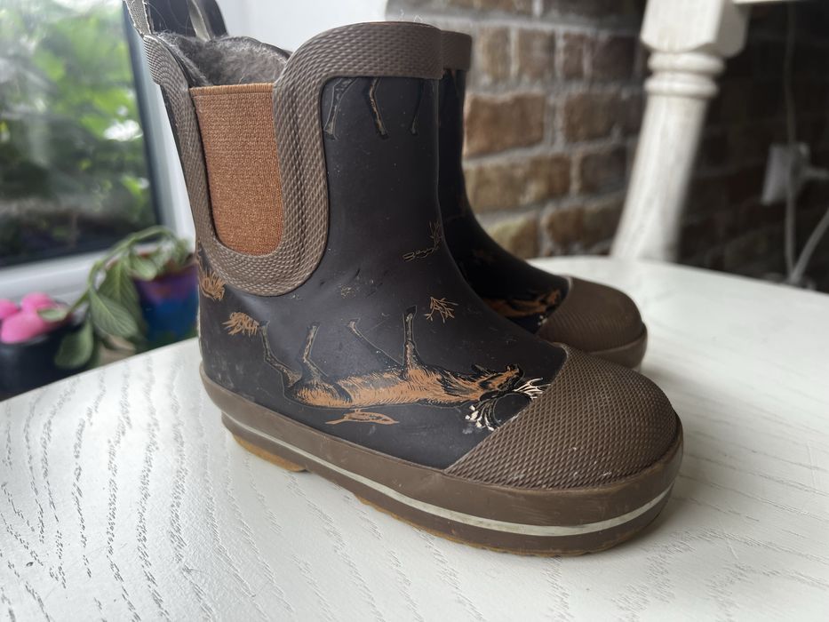 Cizme Mikk-Line, căptușite cu lână, marimea 21