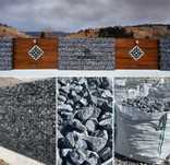 Piatra pentru garduri gabion I Albastru cenusiu / Alba / Multicolora