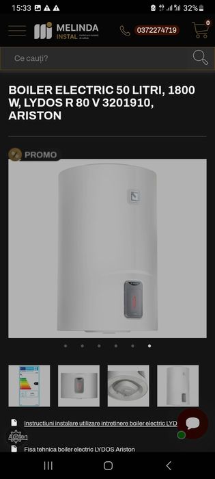 Boiler electric Ariston Lydos