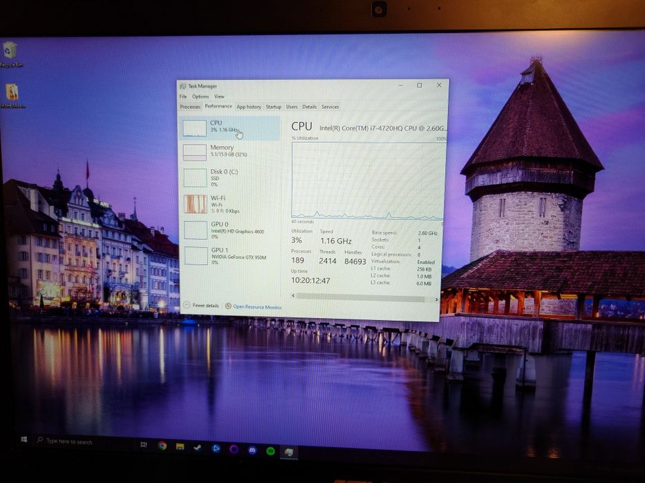 Asus N550JX - i7, 16gb RAM, 500gb SSD - nVidia GTX 950m - Win10