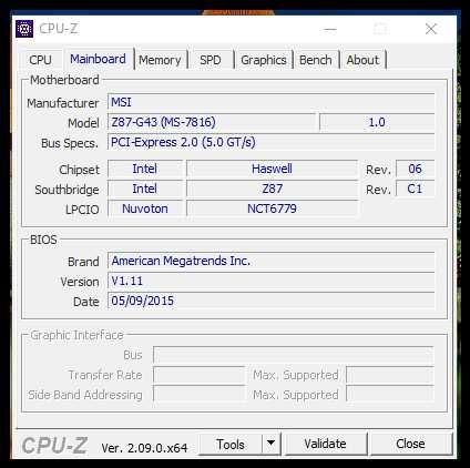 Дънна платка MSI Z87-G43 Gaming+ Intel®  i7-4770К+16GB 2133 MHz