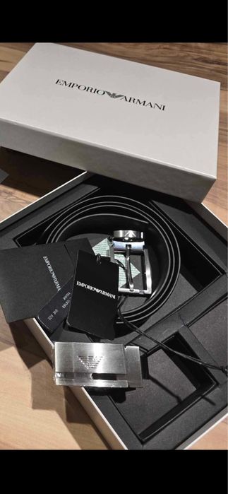 Колан от естестрена кожа Empirio Armani