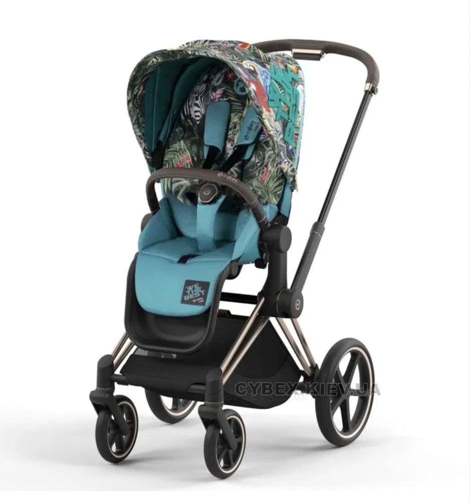 Количка Cybex priam 4(пълен комплект,столче за кола,летен и зимен кош)