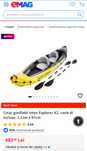 Caiac gonflabil Intex Explorer K2, vasle Al incluse, 3.12m x 91cm