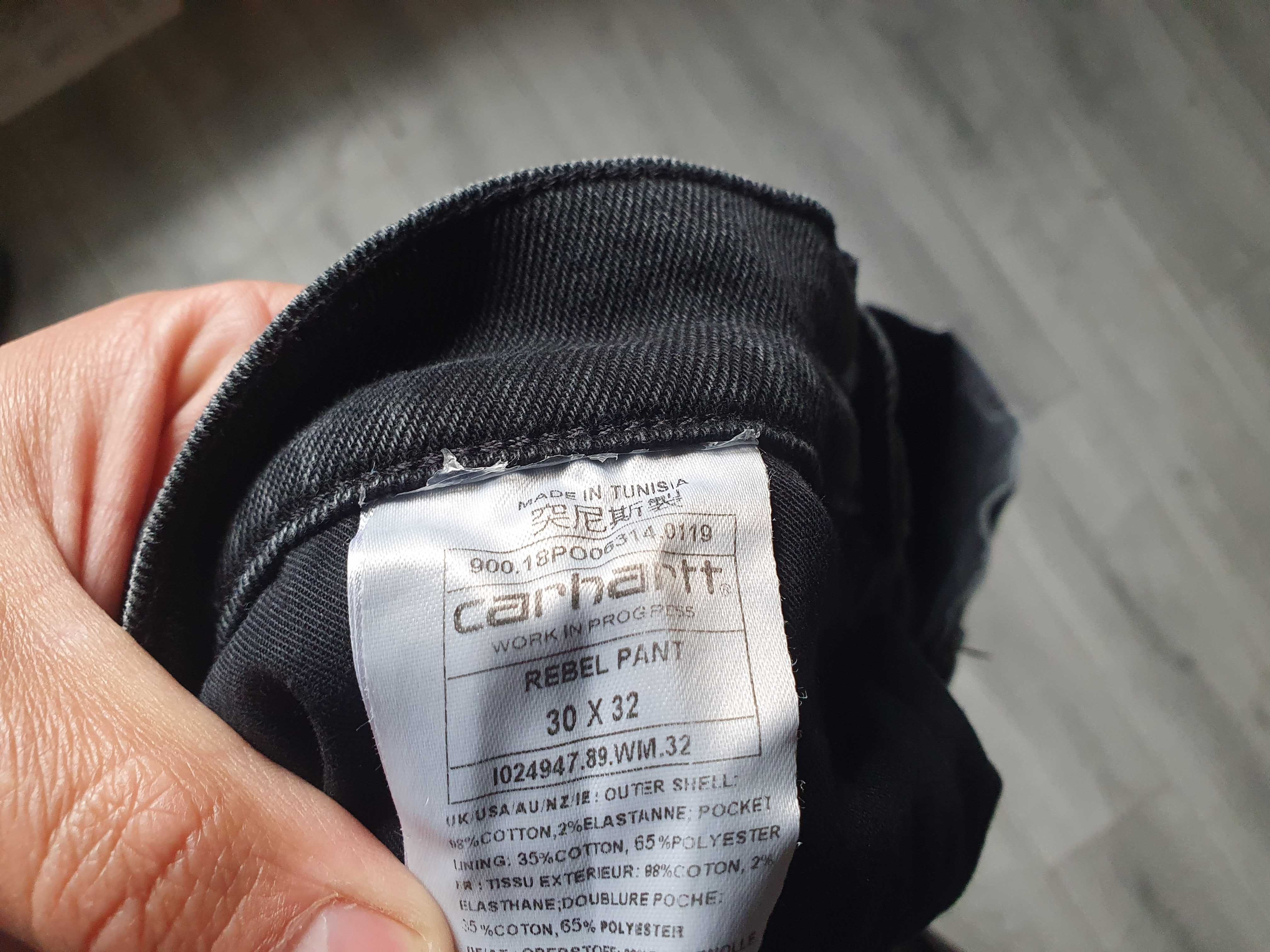 Blugi barbati CARHARTT WIP Skinny "Rebel Pant" - Marimea W30 L32