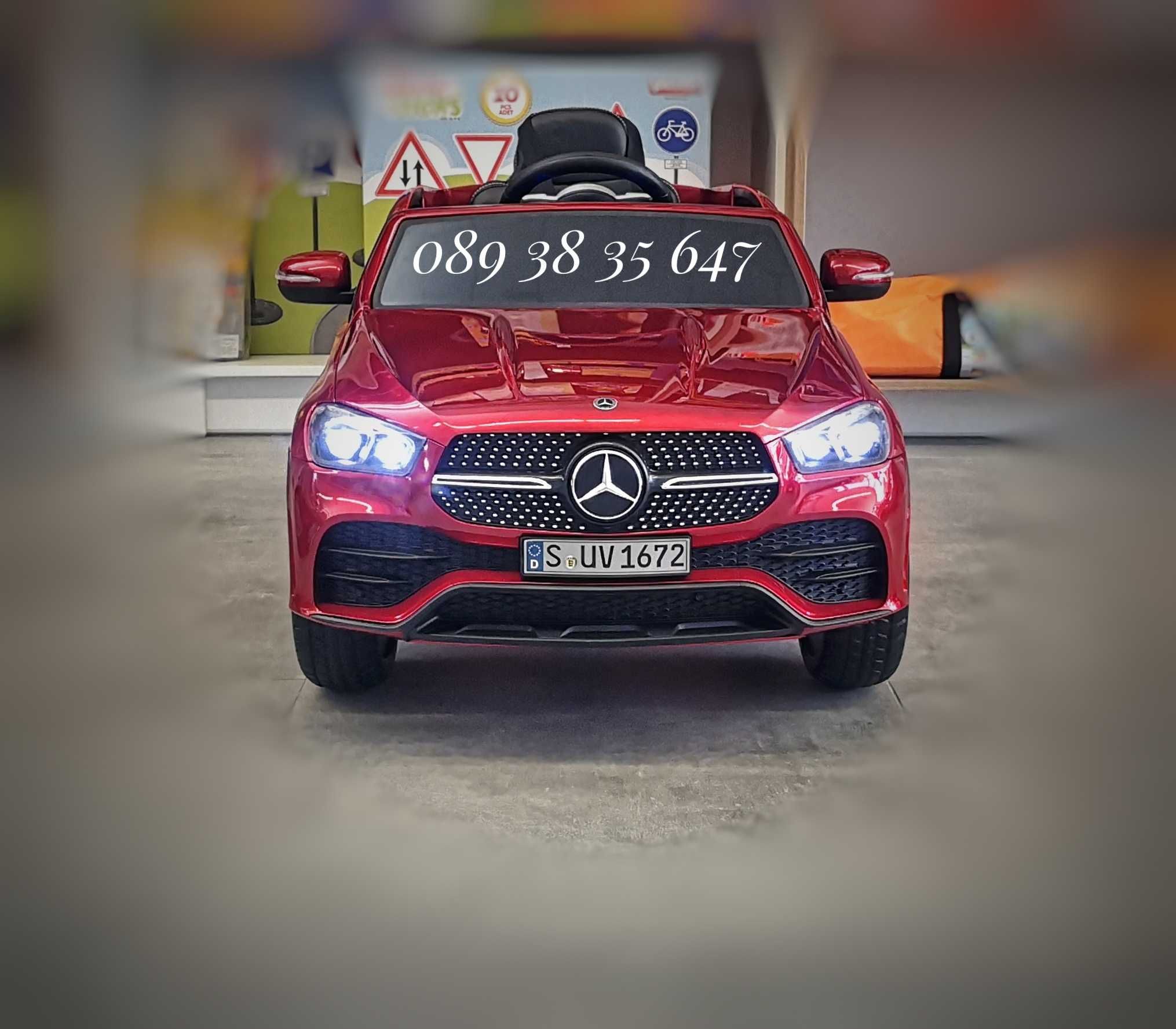 ПРОМОЦИЯ!НОВО!Акумулаторен джип MERCEDES GLE 450 с EVA гуми,12Vбатерия