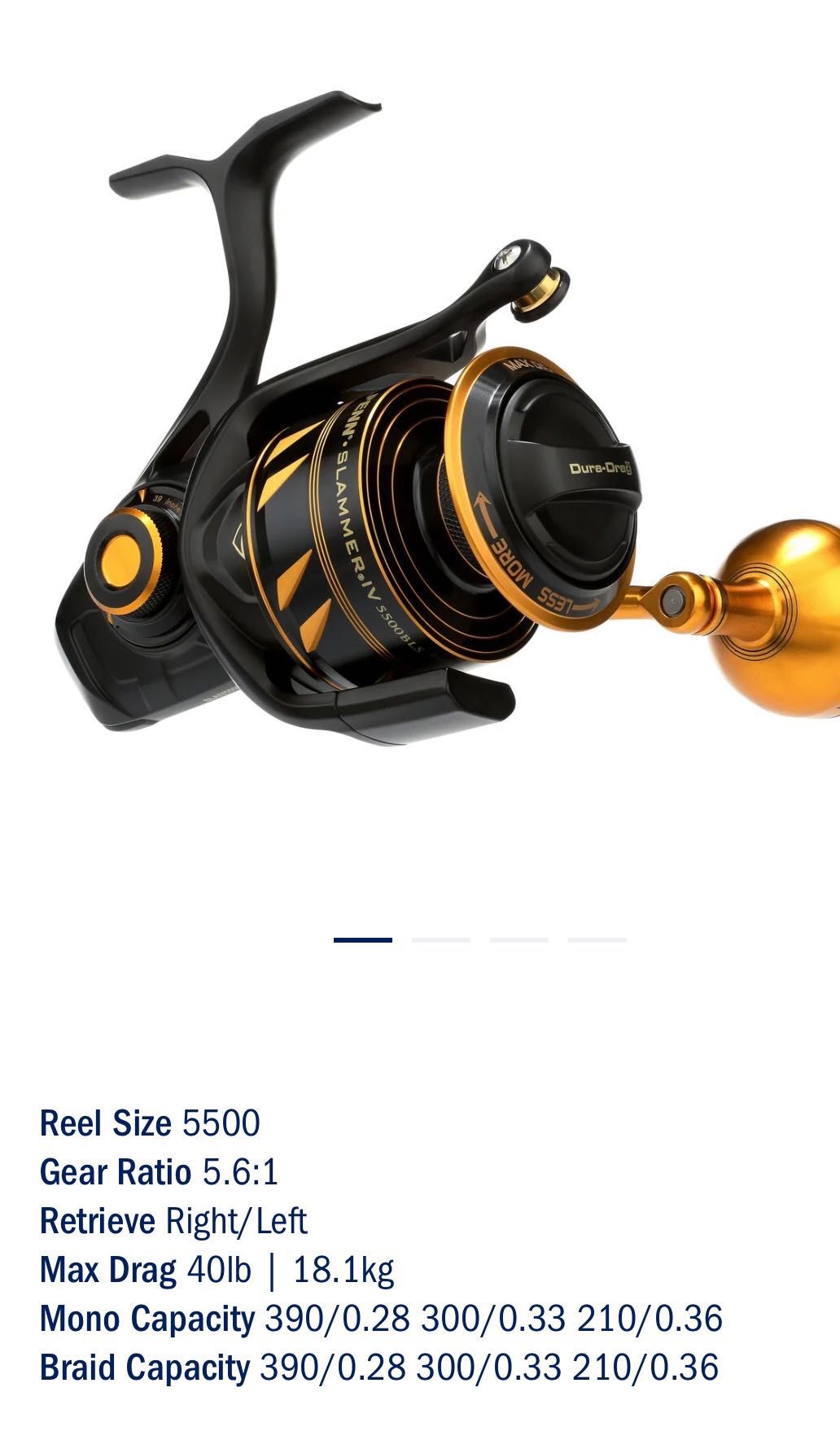 Рибарска макара Slammer IV Bailess Spinning Reel