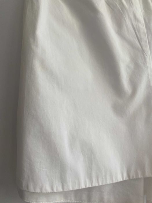 Pantaloni scurți albi, nou, S/36, bumbac, talie medie/inalta