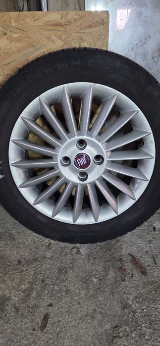 FIAT PUNTO Джанти със летни гуми 195/55/16 6J ET45 4×100 ДОТ 1317