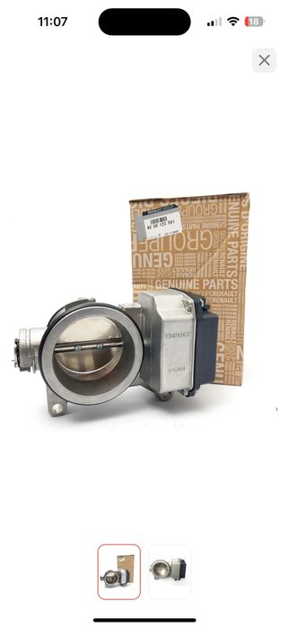 Renault дроссельная заслонка