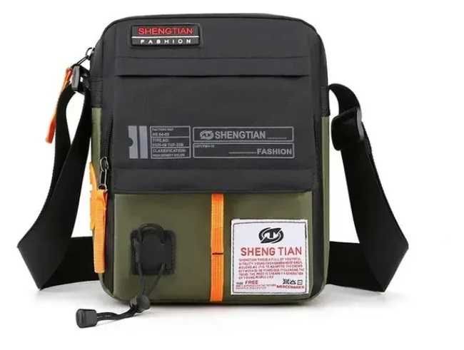 Чанта за през рамо ежедневна мъжка спортна чанта,водоустойчива 24х20х9