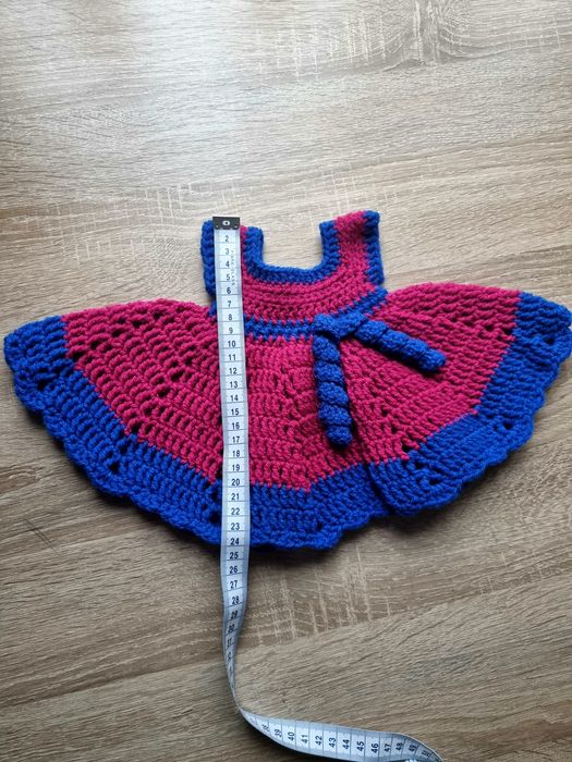 Rochiță croșetată 0-3 luni