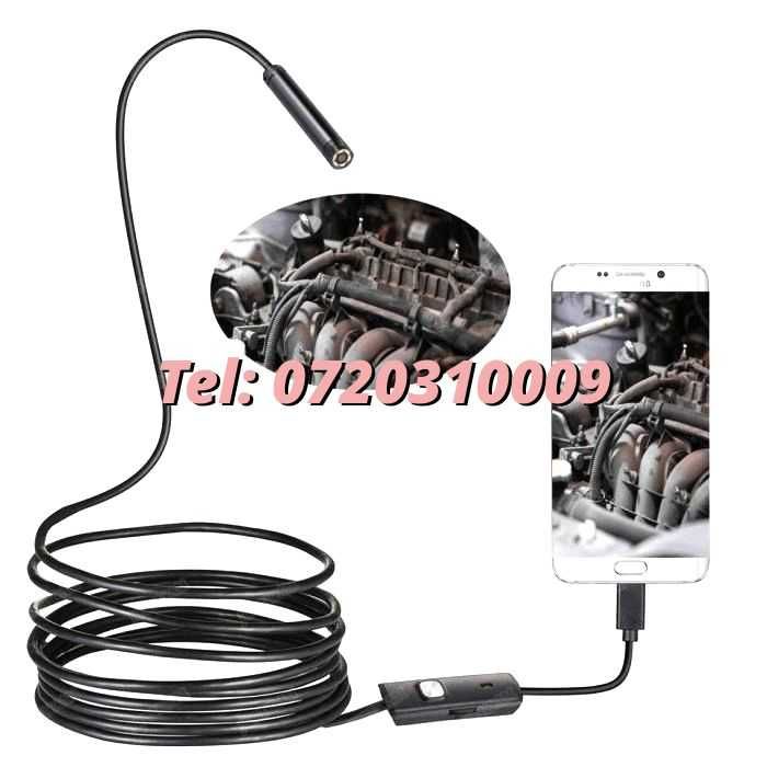 Camera Endoscop Inspectie Android  Usb 6 Led Ir Subacvatica Hd72