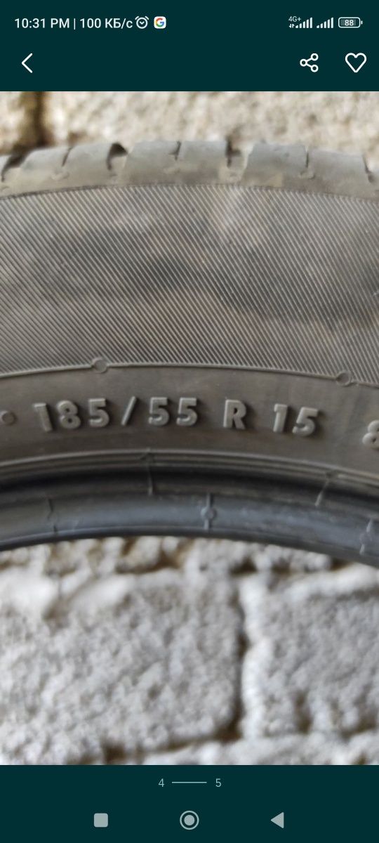 185/55R15 Continental