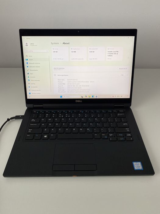 Dell latitude 7390 2-in-1 laptop/tableta