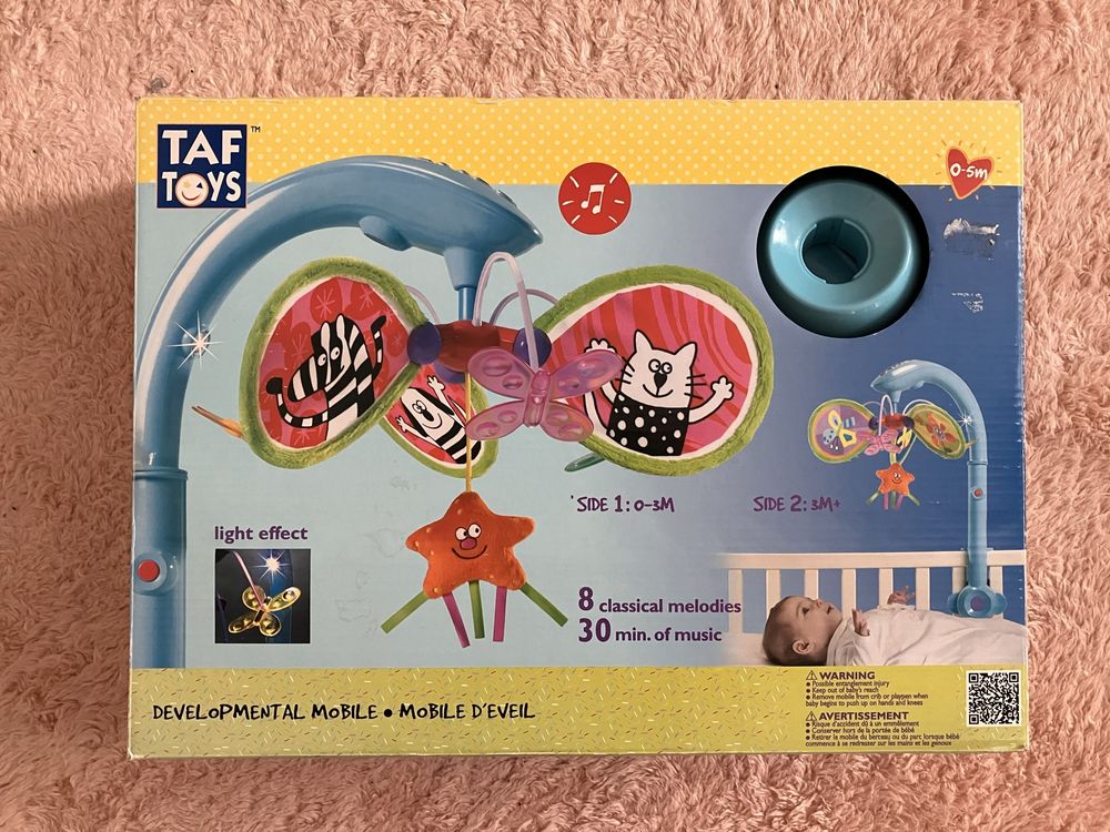 Музикална бебешка въртележка Taf Toys