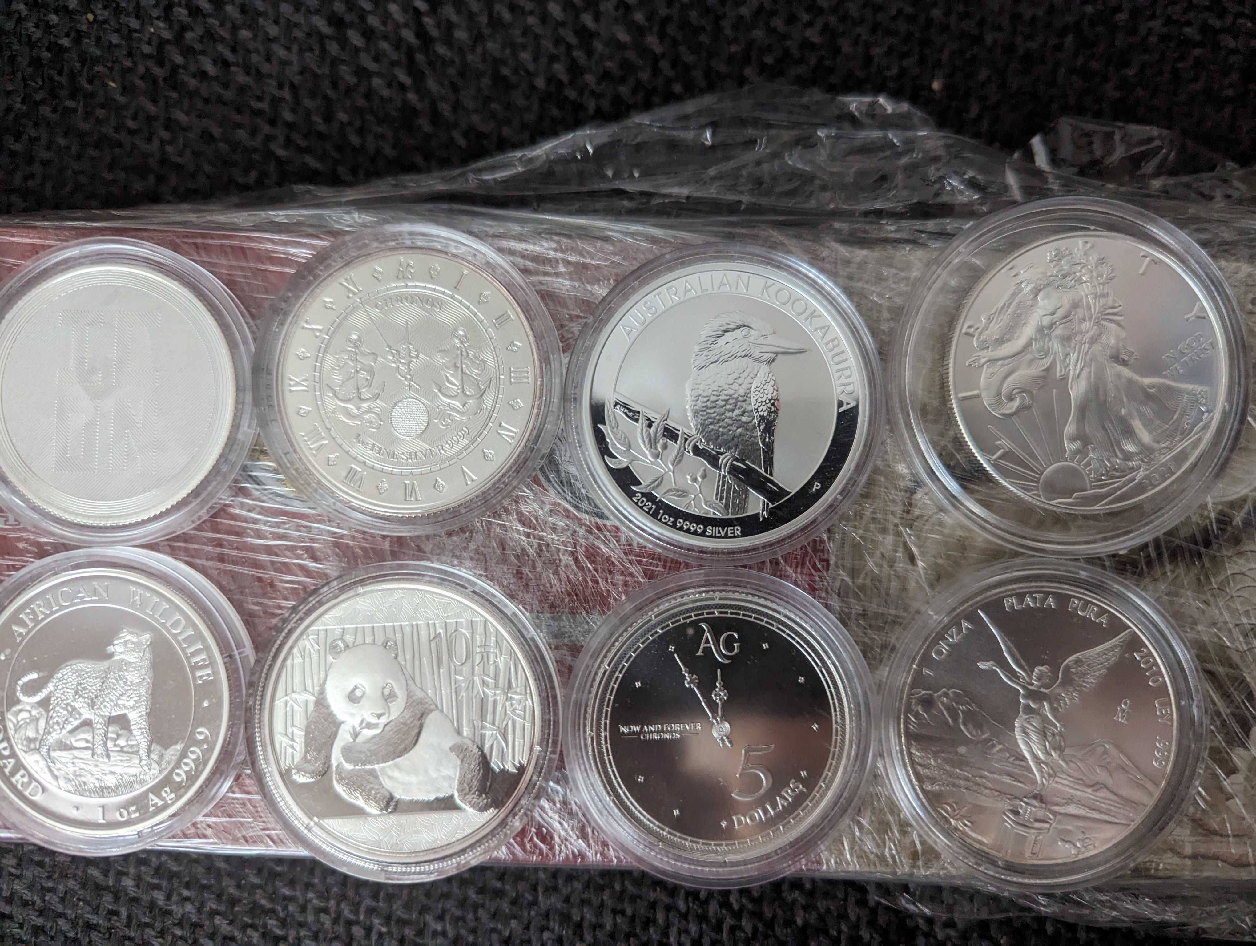 Инвестиционни сребърни монети от 1oz, лимитирани тиражи