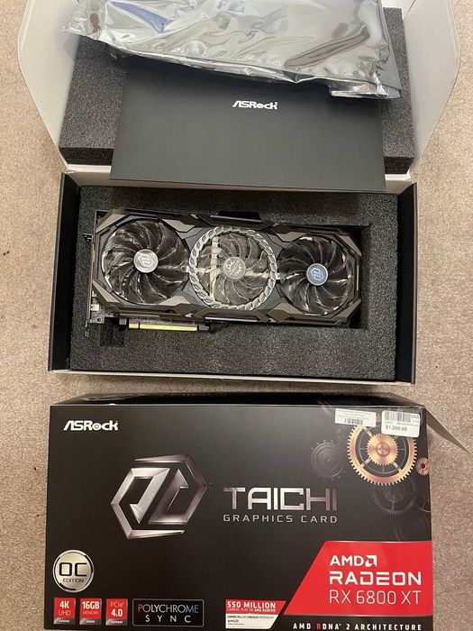 Видеокарта ASRock Radeon RX 6800 XT Taichi X OC 16GB GDDR6