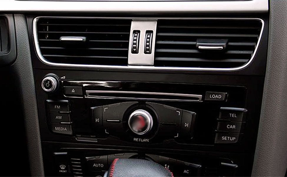 Ornament metalic reglaj guri centrale ventilatie -Audi A4 (B8), A5, Q5
