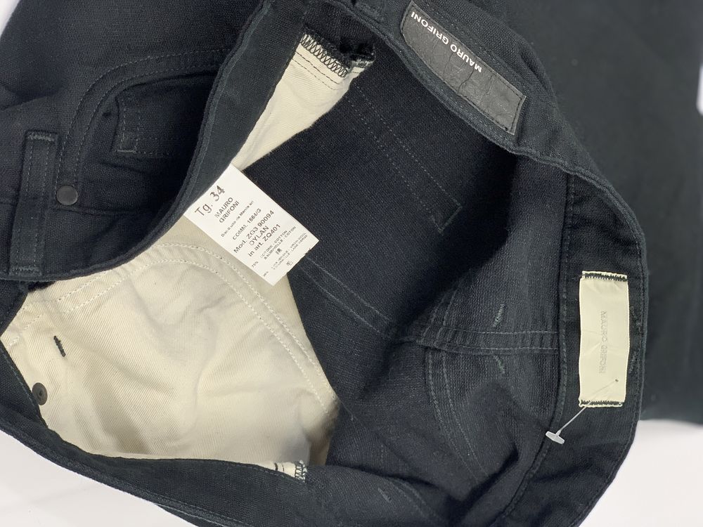 Pantaloni / Blugi Mauro Grifoni size 34 bărbătești 75%cotton25%lână