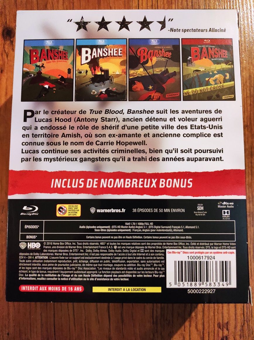 Banshee Complete Collection Blu-ray  engleză