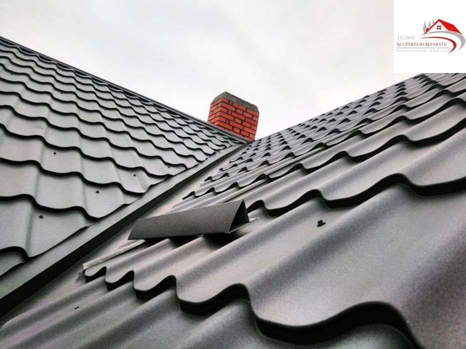 Oferta tigla metalica 90 Lei m² montaj inclus, reparatii acoperis.