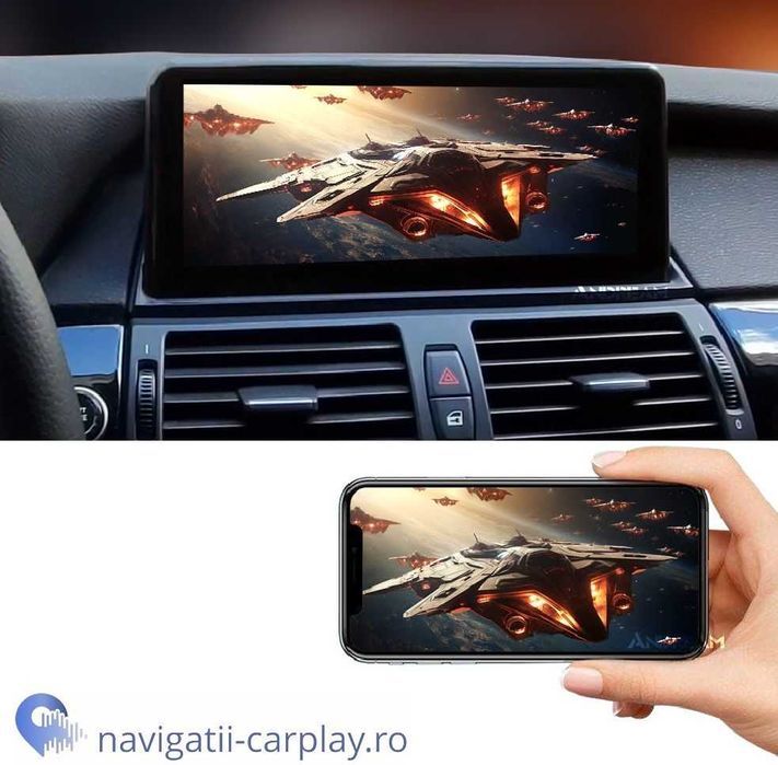 Navigatie Android BMW X5 (E70) și X6 (E71, E72) cu unitate CCC, CIC